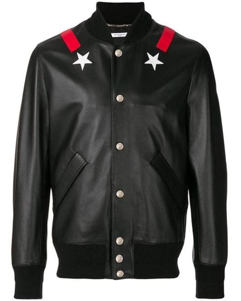 givenchy star omber jacket|Bomber Jackets .